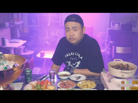 돼지갈비찜+계란말이+소세지+모듬야채과일 혼술대박먹쇼 (21.12.23)