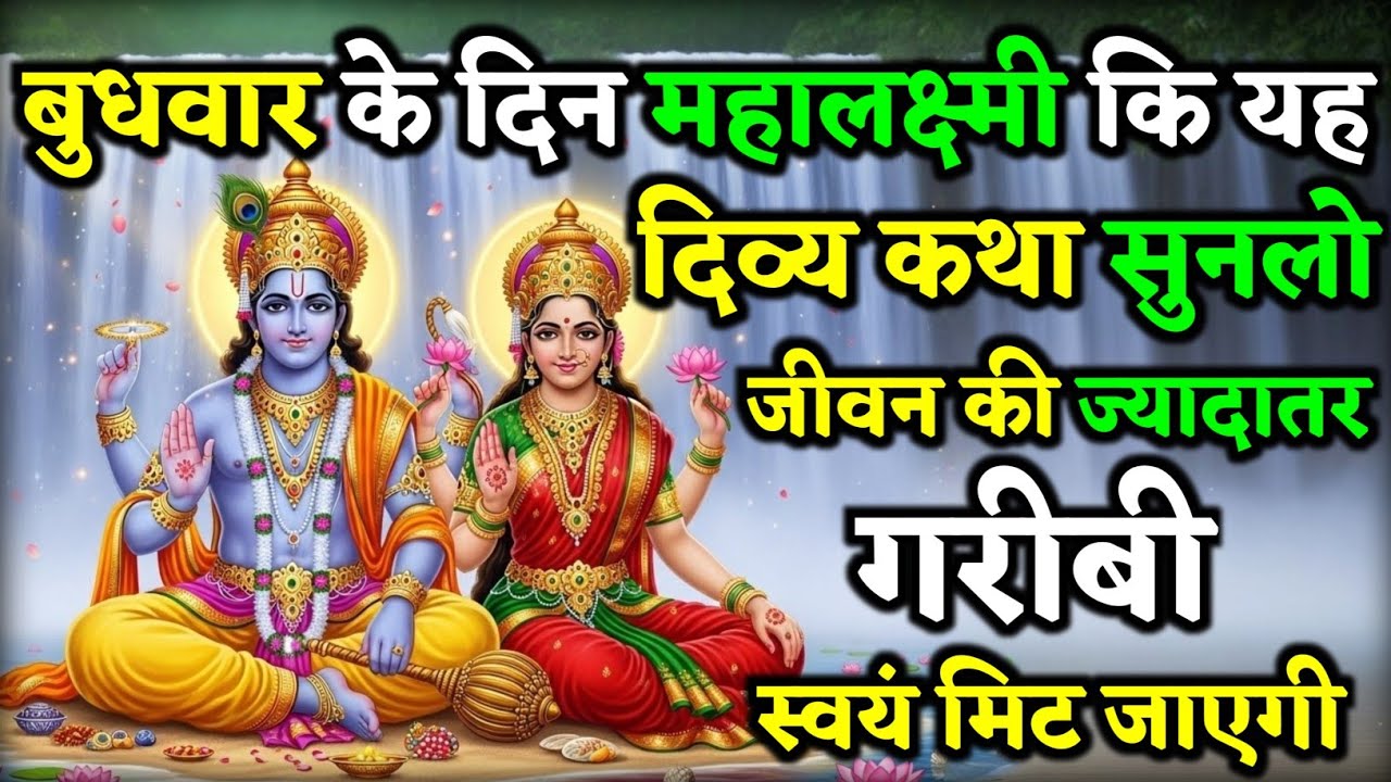 बुधवार व्रत कथा | महालक्ष्मी की दिव्य कथा | गरीबी दूर करने का अचूक उपाय | Budhvar Vrat Katha