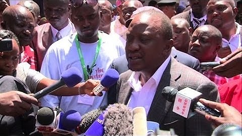 Uhuru Kenyatta hopeful of Kenya poll win