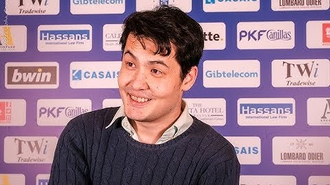 Round 5 Gibraltar Chess post-game interview with David Howell