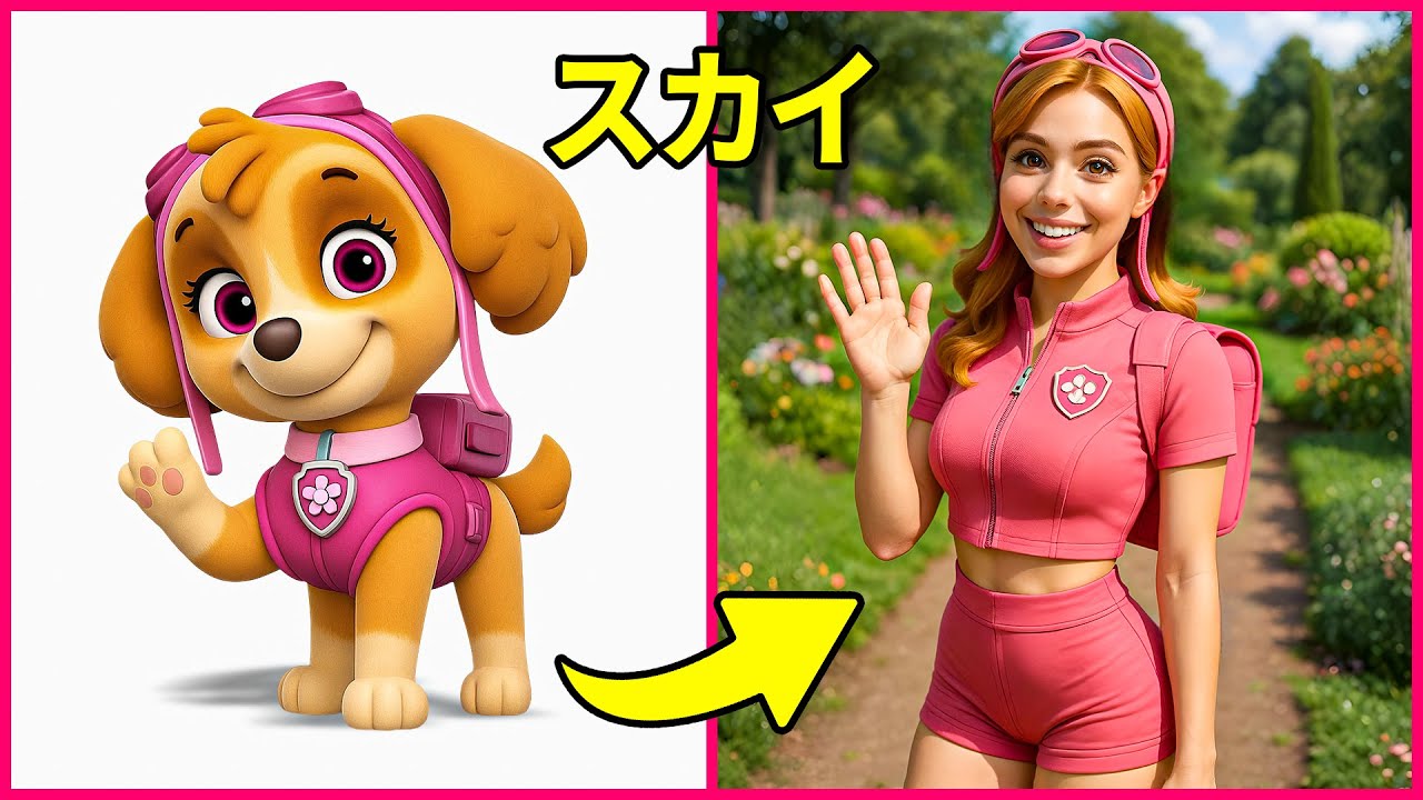 🔊 Paw Patrol Characters Turned Human! + Voice Guess Quiz