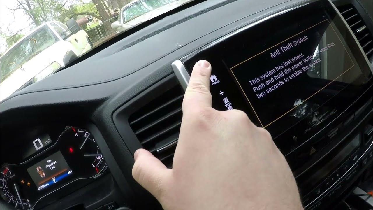 2018 Honda Pilot Security System/Anti-Thief Reset - YouTube
