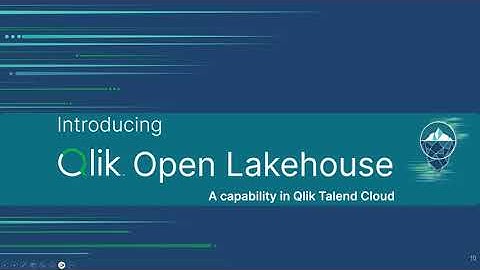Qlik Open Lakehouse - Product Demo
