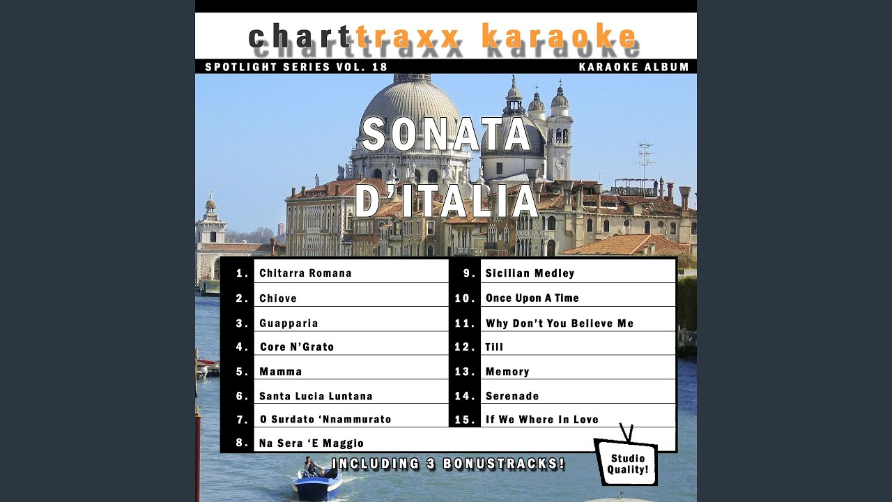 Core N'Grato (Karaoke Version in the style of Italian Standards)