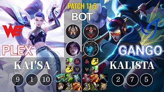 WE Plex Kai'Sa vs CGA Gango Kalista Bot - KR Patch 11.5