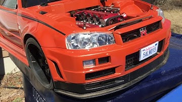 TOYAN FS-L400 SKYLINE TEST RUN IM A HAPPY MAN!!!