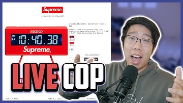 SUPREME SEIKO CLOCK LIVE COP - SS21 Week 9 Online Manual Checkout
