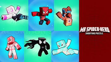 ​mr spider hero shooting puzzle - All Levels Gameplay Android,ios Levels (1-20)