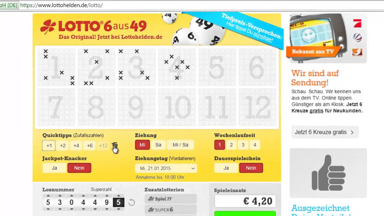 Lottospielen