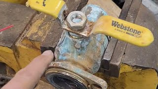 Webstone Ball Valve Tear Down More Interesting Than I Expected.