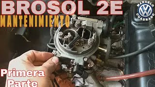 Brosol 2E, Mantenimiento VW G1 #brosol2e1.8 Carburador 2e