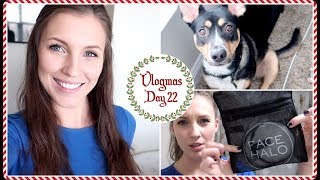 NEED RECOMMENDATIONS PLEASE🤗  FACE HALO REVIEW | Vlogmas Day 22