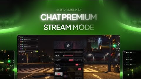 Chat by Eyes Store | Best QBCore & ESX Chat Script for FiveM Servers