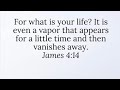 Live while you are alive!