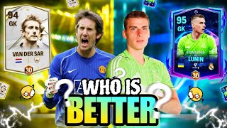 Max LUNIN vs VAN DER SAR power test 🥵 | REVIEW 🔥 | Fc mobile