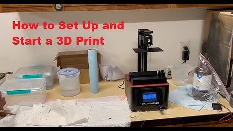 How to Set Up and Start a 3D Print with Elegoo Mars 2 Pro