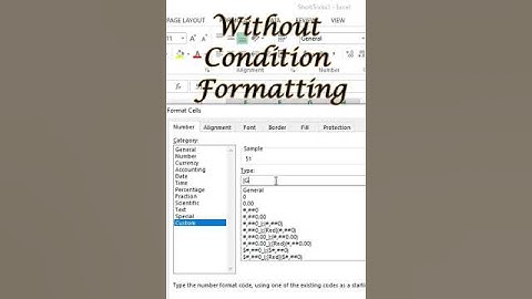 Apply Color Without Conditional Formatting in Excel #shorts  #exceltech #excelformula #exceltips