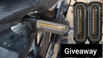 Running indicator with drl| bike led indicator modification #indicators #indicator_moving