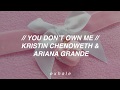 You Don&#39;t Own Me - Kristin Chenoweth &amp; Ariana Grande (Sub. Español)