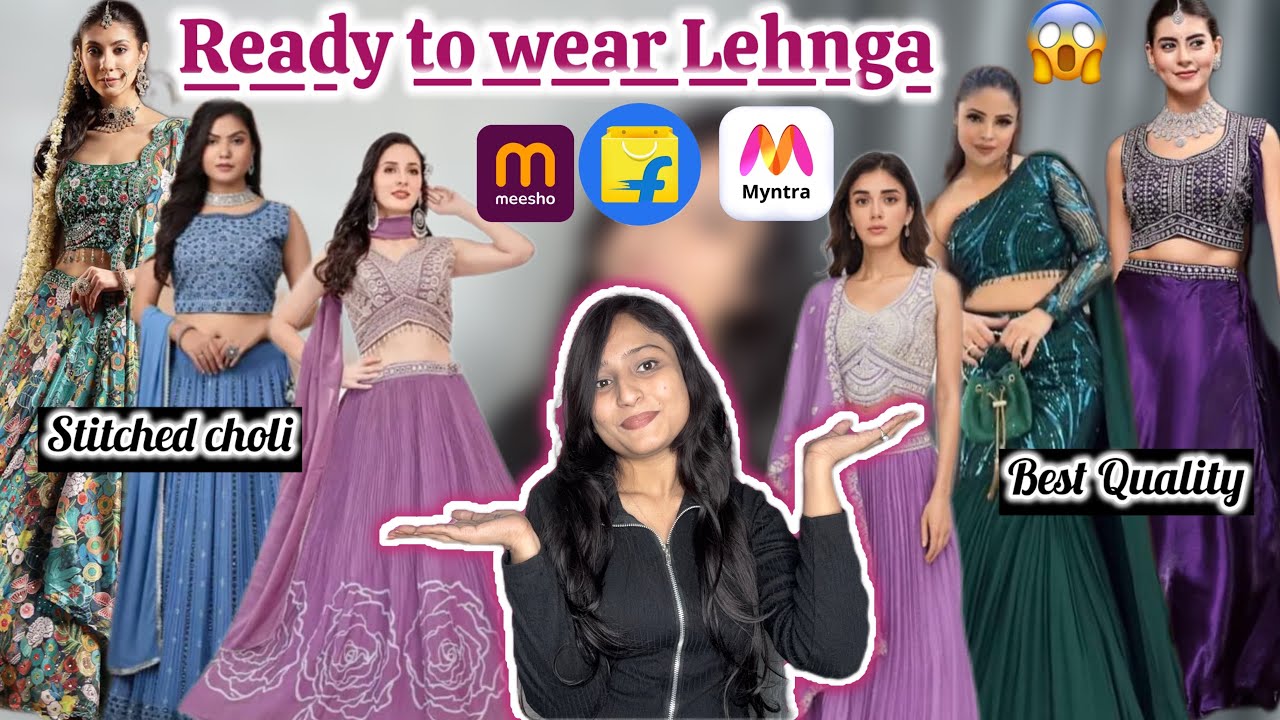 Trending Ready to Wear Lehengas 2025 💃 | Best Quality + Try On | Meesho Flipkart Myntra Haul
