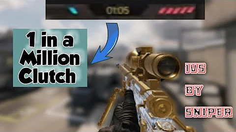 1v5 in CodM II 1v5 in call of duty mobile II 1v5 in call of duty with sniper only II @TheStrugglerr