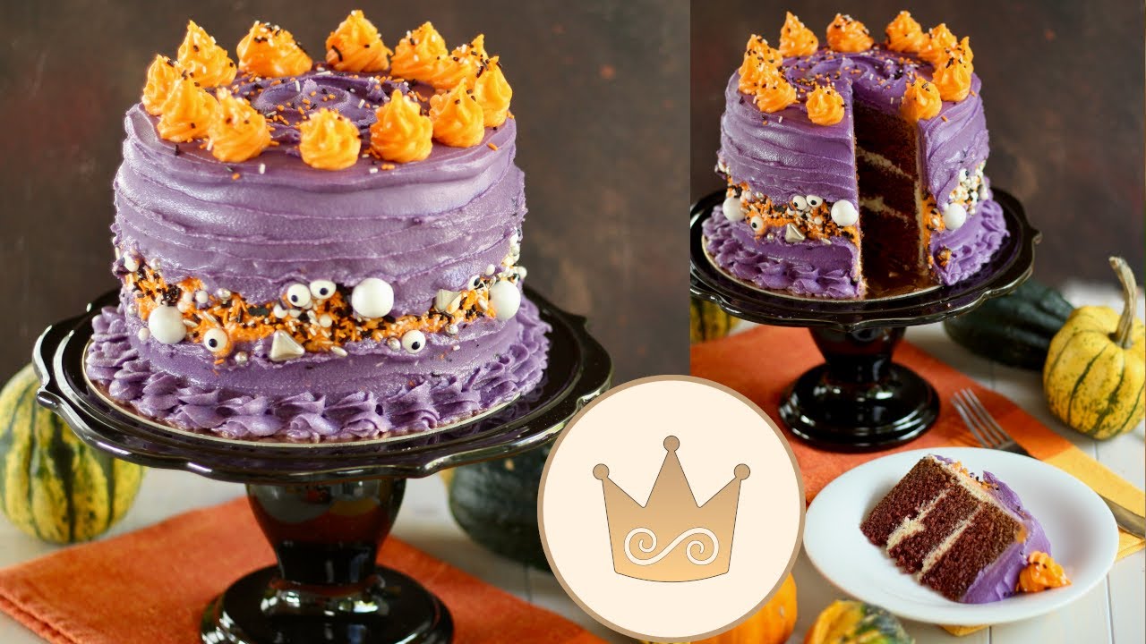 HALLOWEEN TORTE🎃/ FAULT LINE CAKE: Der KNALLER auf Eurer Halloween Party | Rezept von Sugarprincess