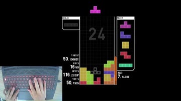 TETR.IO 40 Line Sprint in 13.993 Seconds (Handcam)