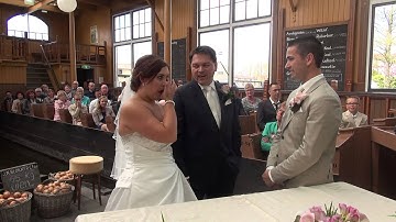 Mooiste "weggeven" van een dochter door een vader bij haar huwelijk