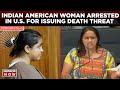 Indianamerican woman riddhi patel threatens to murder us lawmakers during gaza rant  latest news