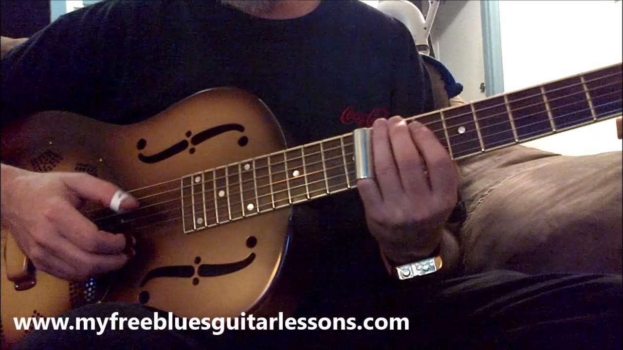 Two Open D Intro or Turnaround Slide Guitar Licks YouTube