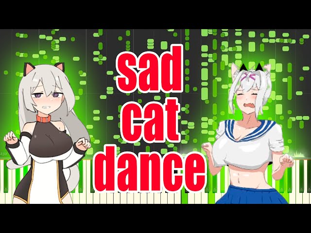 Sad Cat Dance EASY Piano 