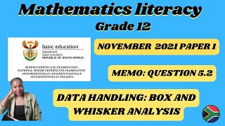 Mathematics literacy grade 12 November 2021 Paper 1| Question 5.2