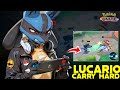 LUCARIO TRY HIS BEST TO CARRY SOLO QUEUE BUT...🤬 | POKEMON UNITE