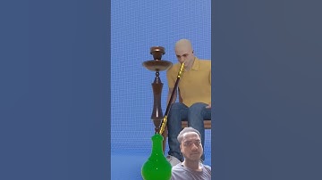 How A Hookah Works 🤔 ( 3D Animation in Hindi ) #shorts