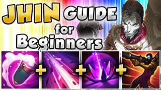 JHIN ADC GUIDE for Beginners | How to play JHIN ADC Season 10 | JHIN ADC Abilities, Runes, Build