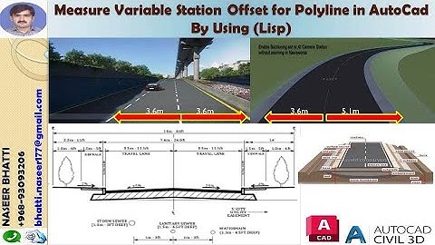 Measure Variable offset from Center Line Alignment in AutoCad