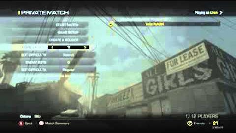 How to make BOTS Setup in Ghosts!   How to practice Trickshotting!