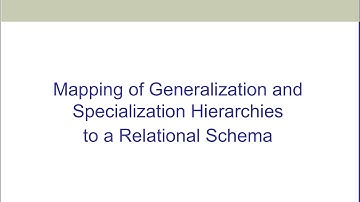mapping of Generalization and Specialization to a Relational Schema ||DataBase Systems ||ch9 ||part1
