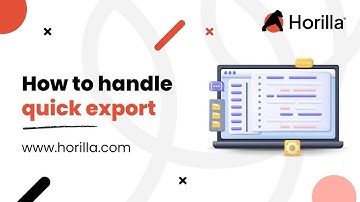 13. How to Handle Quick Export in Horilla HRMS | Free & Open Source HR Software | Free HRMS Software
