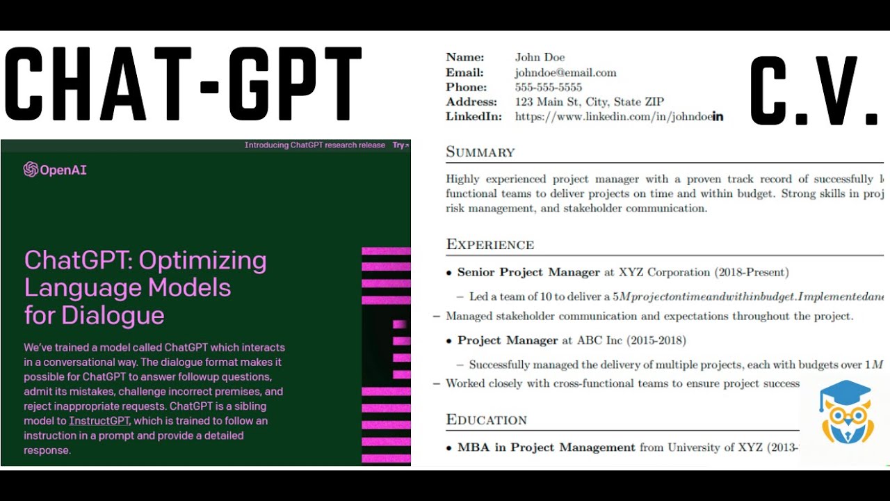 how to write a resume using chat gpt