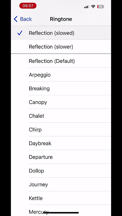 iOS 17 ringtone reflection #ios17 #ios #apple #fyp #fypシ #iphone #iphone15