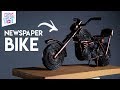 How to make a NEWSPAPER BIKE | Paper craft | #ChooseToCreate