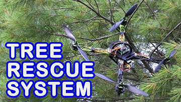 How to recover drones or other things stuck high up in a tree!