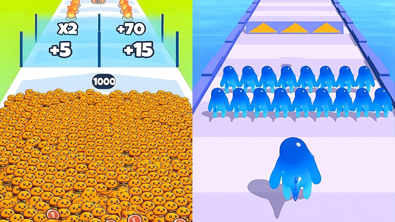 NEW Update 2026 🔥Join Blob Clash 3D vs Food Run - MAX Level Challenge!