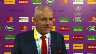 Rugby World Cup | Wales v Uruguay | Post-match interview with Warren Gatland