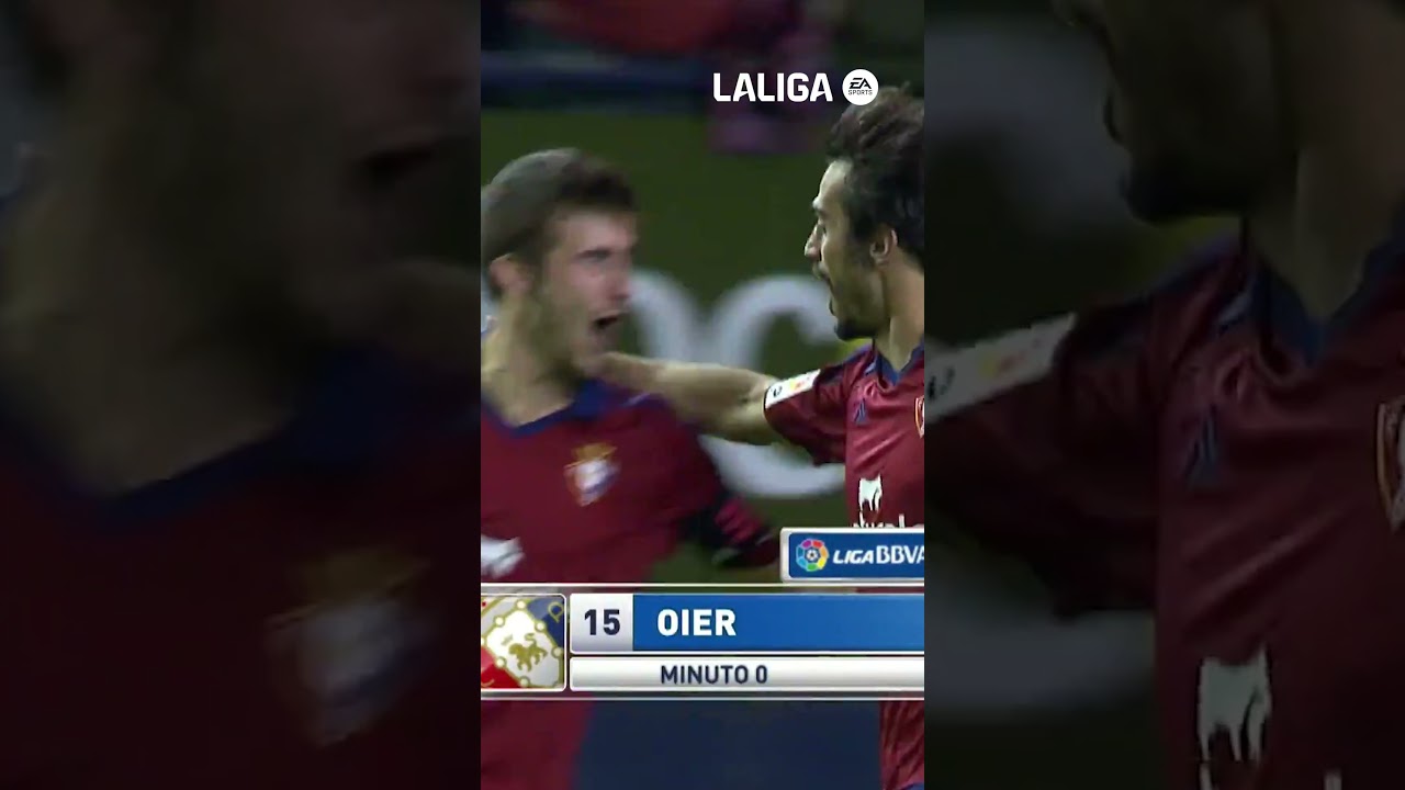 Gol de Oier en el #OsasunaRayo de la temporada 2013/14 #LaLigaHighLights #Osasuna #shorts