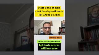 State Bank of India clerk level questions in RBI Grade B Exam #rbigradeb2026 #targetrbi
