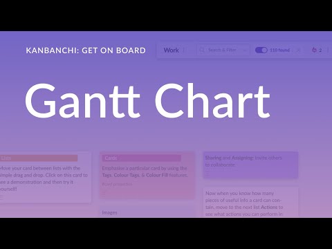 Gantt chart in Kanbanchi