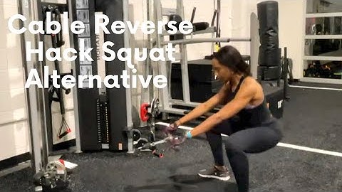 Cable Reverse Hack Squat Alternative