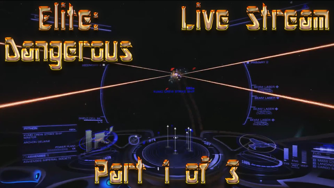 Elite: Dangerous 5K Subscribers Special Live Stream Part 1 of 3 - YouTube